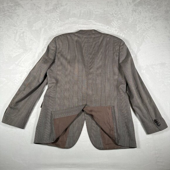 Hugo Boss Aamon Blazer Men Size 44R Two-Button Jacket Cotton Blend Made Slovenia - Picture 9 of 16